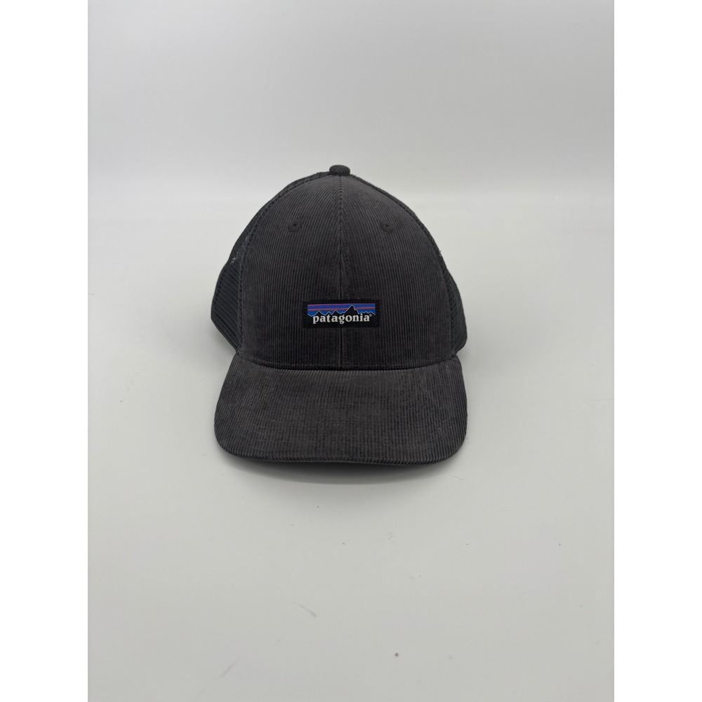 Patagonia P-6 Logo Corduroy Trucker Hat Forge Grey Mesh Snapback 38346 FA21